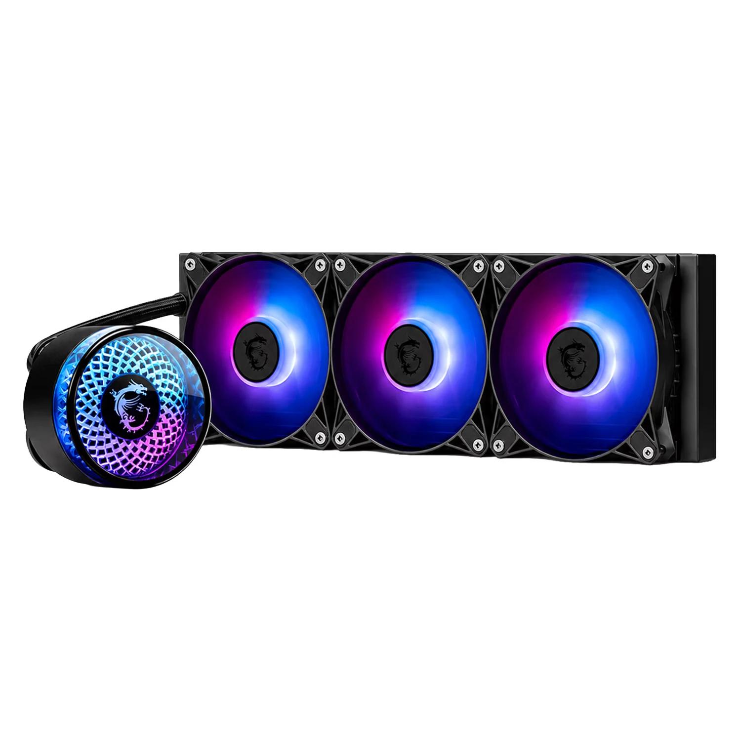 Water Cooler Para Procesador MSI MAG Coreliquid A12 240 306-7ZWEM21-813 ARGB - Negro - Imagen 2
