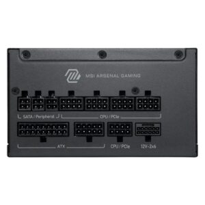 Fonte MSI MAG A1200PLS PCIE5 306-7ZPNX12-CE0 ATX 1200W 80 Plus Platinum - Negro - Imagen 4