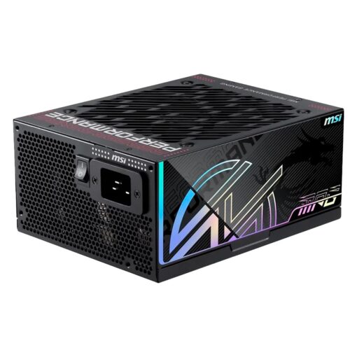 Alternative view of Fonte MSI MEG Ai1600T PCIE5 306-7ZPUA12-CE0 ATX 1600W 80 Plus Titanium - Negro