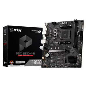 Placa Mãe MSI PRO B550M-B DDR4 Socket AM4 Chipset AMD B550 Micro ATX