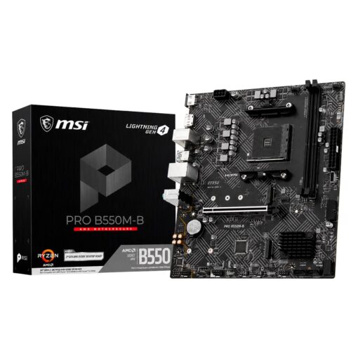 Placa Madre MSI PRO B550M-B DDR4 Socket AM4 Chipset AMD B550 Micro ATX