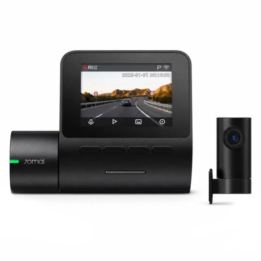 Kit Camara Para Carro Xiaomi 70mai Dash Cam A200-1 Pantalla 2" Full HD + Camara Trasera - Negro