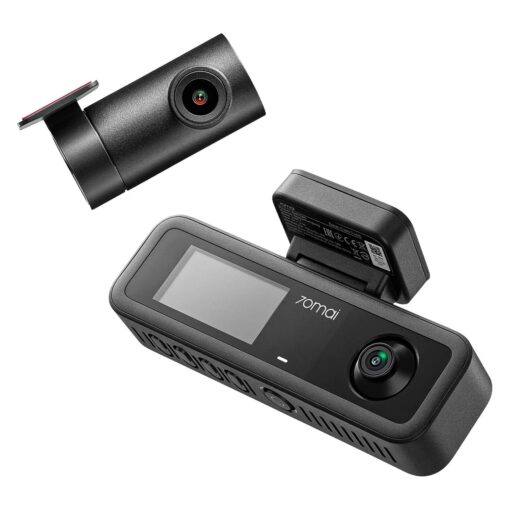 Alternative view of Kit Camara Para Carro Xiaomi 70mai T400-1 Pantalla 1.9" 2K Quad HD + Camara Trasera Y Cabina - Negro