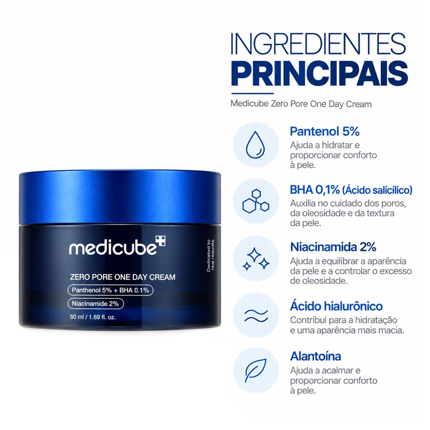 Alternative view of Creme Facial Medicube Zero Pore One Day Cream 50ml