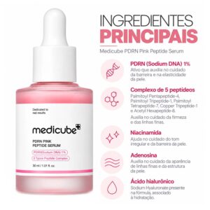 Sérum Facial Medicube PDRN Rosa Peptide 30ml - Imagen 2