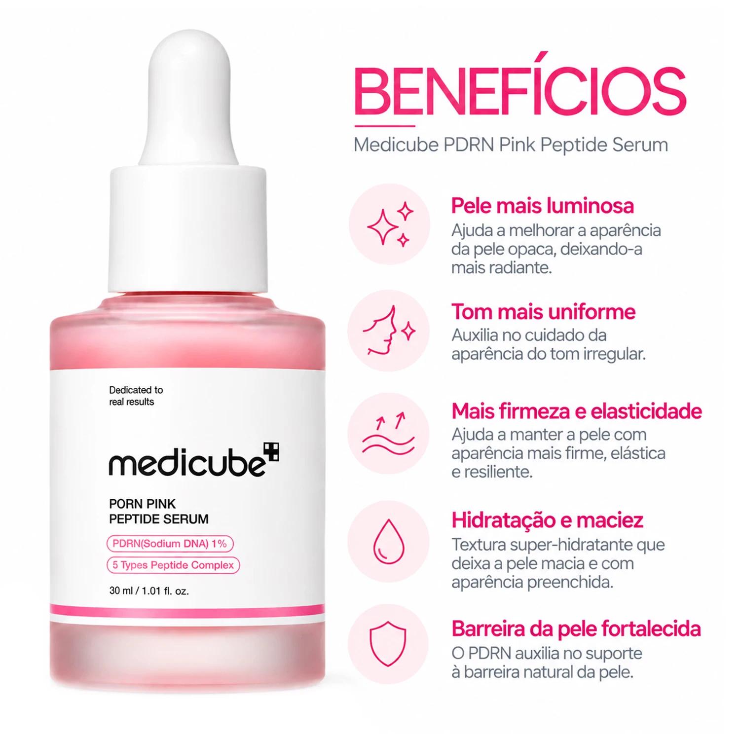 Sérum Facial Medicube PDRN Rosa Peptide 30ml - Imagen 3