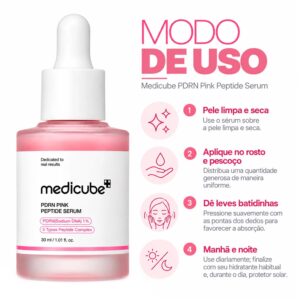 Sérum Facial Medicube PDRN Rosa Peptide 30ml - Imagen 4