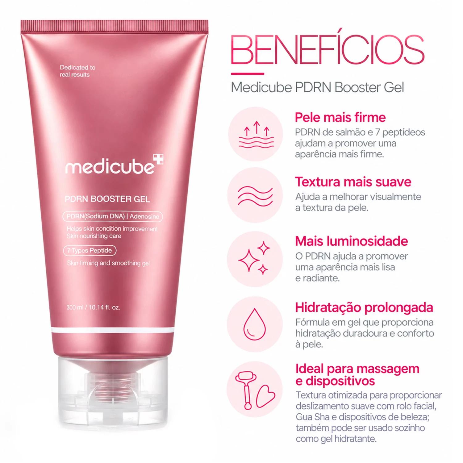 Gel Facial Medicube PDRN Booster Gel 300ml - Imagen 3