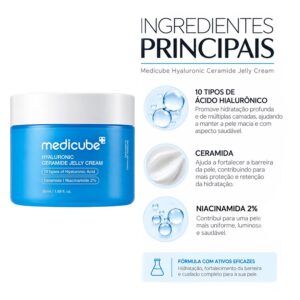 Creme Facial Medicube Hyaluronic Ceramide Jelly Cream 50ml - Imagen 2
