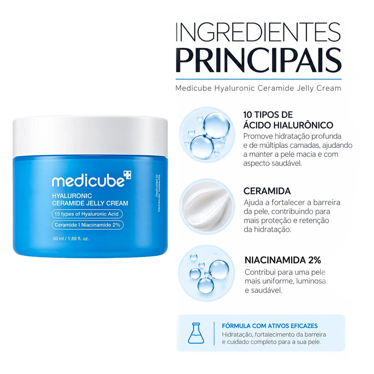 Alternative view of Creme Facial Medicube Hyaluronic Ceramide Jelly Cream 50ml