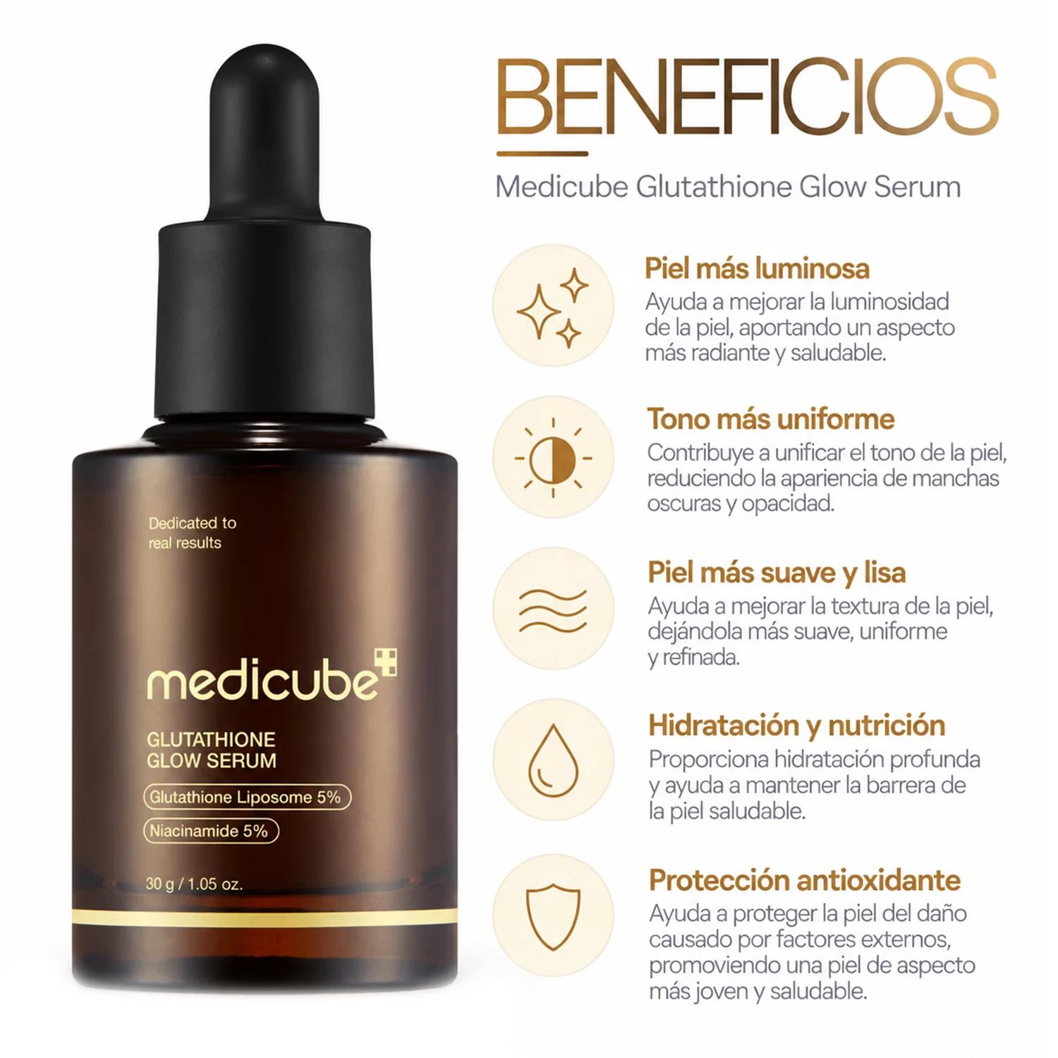 Sérum Facial Medicube AGE-R Glutathione Glow 30ml - Imagen 3