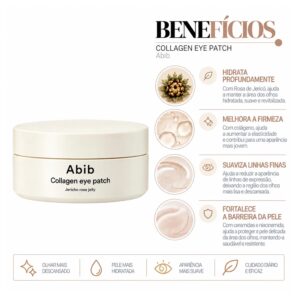 COS ABIB MASCARA P/ojos COLLAGEN EYE PATCH JERICHO ROSE JELLY 60PCS - Imagen 3