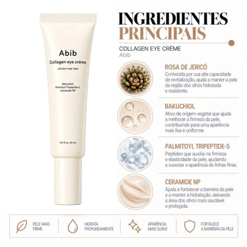 Alternative view of COS ABIB CREME PARA OS Ojos COLLAGEN EYE CREAM JERICHO ROSE TUBE 30ML