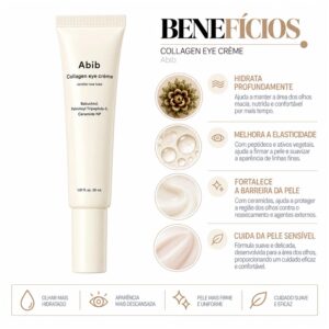COS ABIB CREME PARA OS Ojos COLLAGEN EYE CREAM JERICHO ROSE TUBE 30ML - Imagen 3
