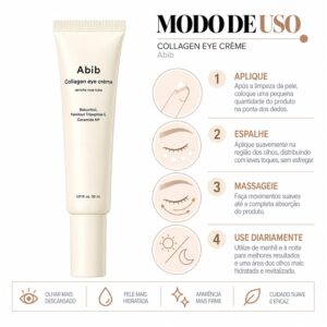 COS ABIB CREME PARA OS Ojos COLLAGEN EYE CREAM JERICHO ROSE TUBE 30ML - Imagen 4