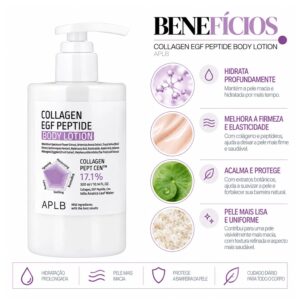 Body Lotion APLB Collagen EGF Peptide 300ml - Imagen 3