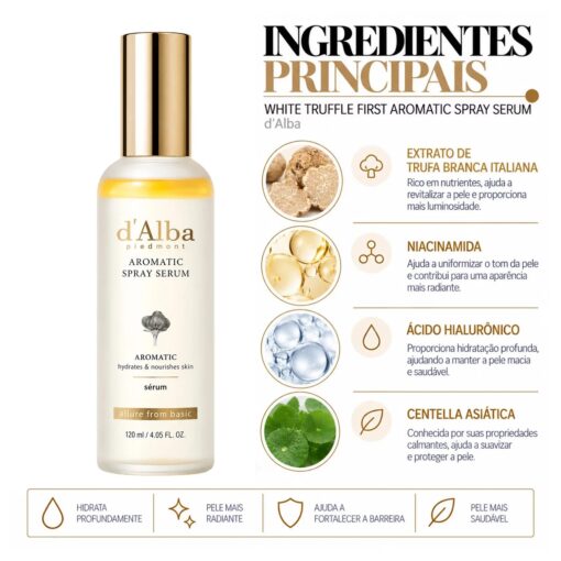 Alternative view of COS D'ALBA SERUM FACIAL WHITE TRUFFLE FIRST AROMATIC SPRAY SERUM 120ML