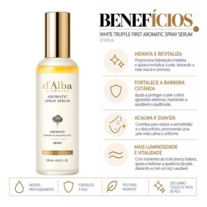 COS D'ALBA SERUM FACIAL WHITE TRUFFLE FIRST AROMATIC SPRAY SERUM 120ML - Imagen 3