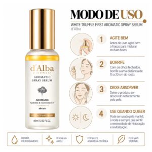 COS D'ALBA SERUM FACIAL WHITE TRUFFLE FIRST AROMATIC SPRAY SERUM 60ML - Imagen 4