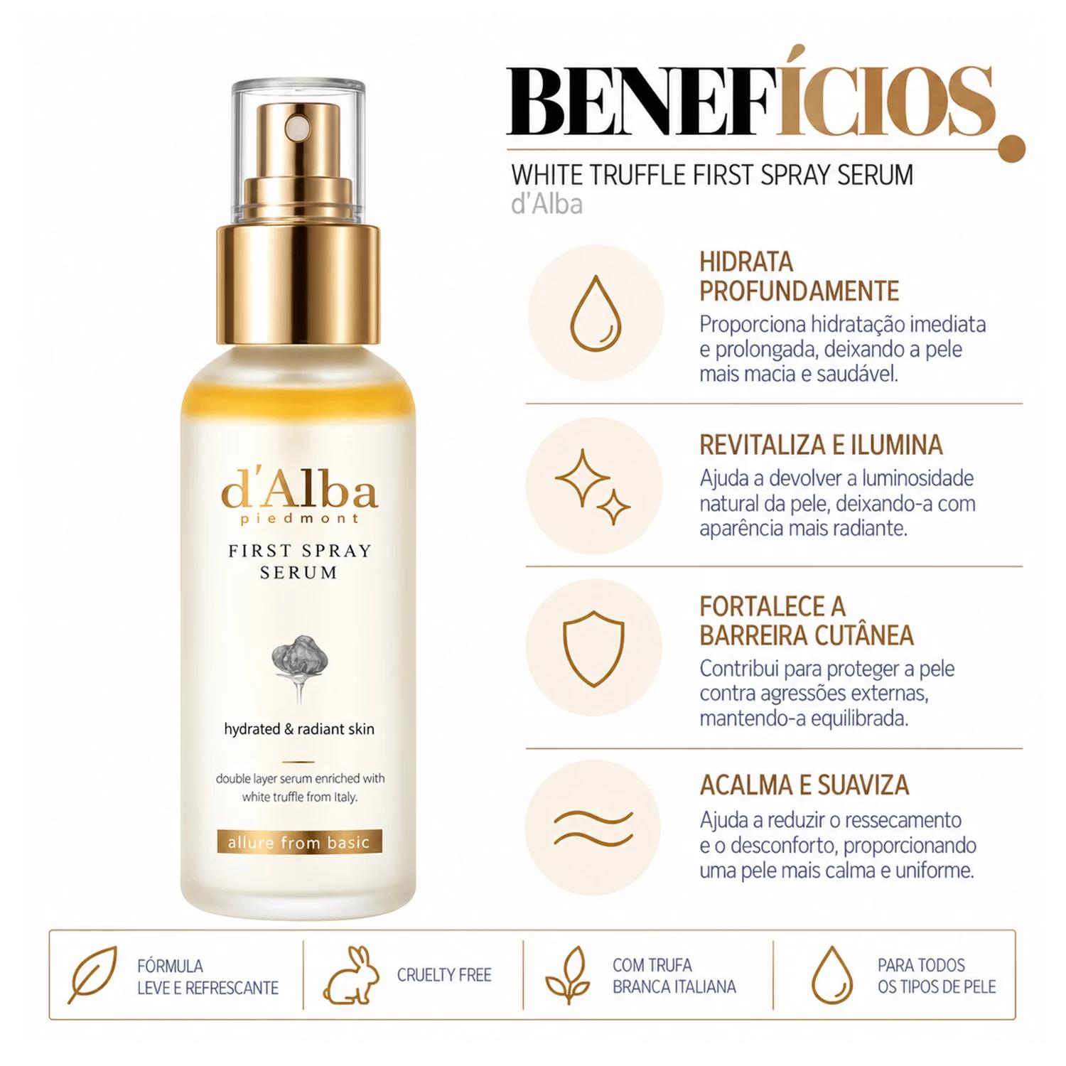 Sérum Facial En Spray d'Alba White Truffle First 100ml - Imagen 3