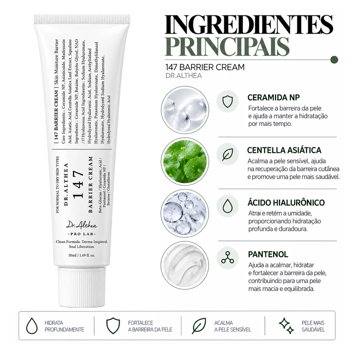 COS DR.ALTHEA CREME FACIAL 147 BARRIER CREAM 50ML - Imagen 2