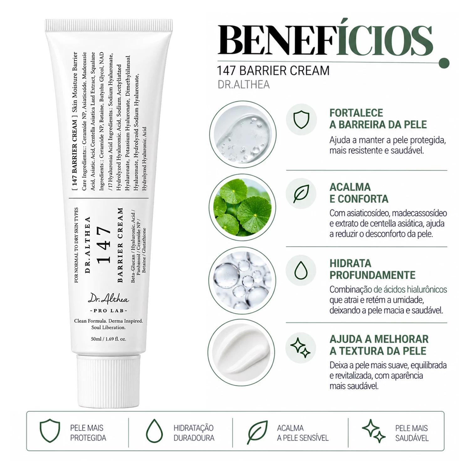 COS DR.ALTHEA CREME FACIAL 147 BARRIER CREAM 50ML - Imagen 3