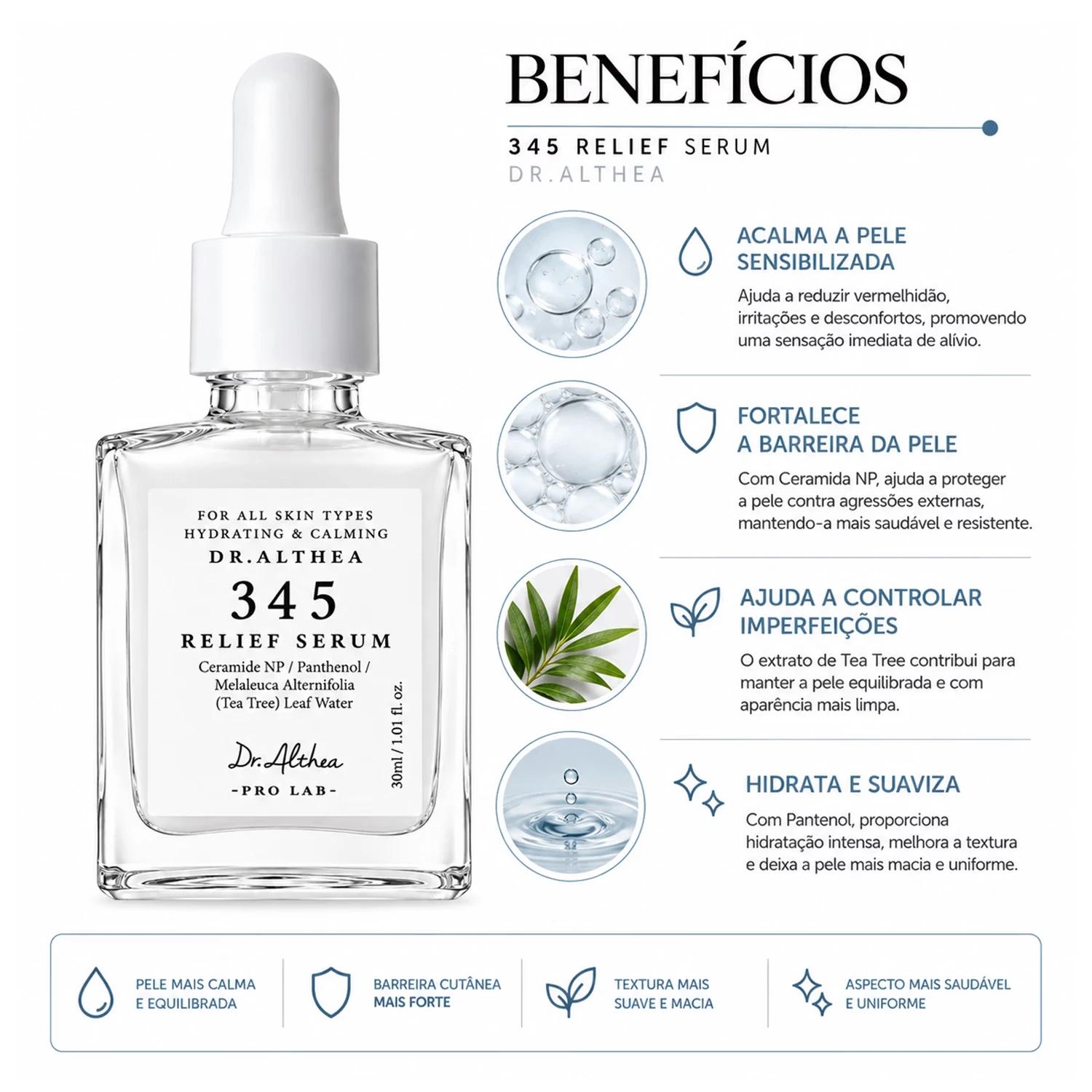 COS DR.ALTHEA SERUM FACIAL 345 RELIEF SERUM 30ML - Imagen 3