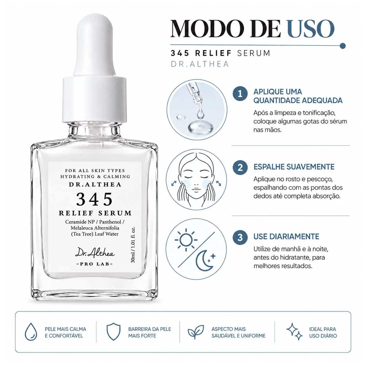 COS DR.ALTHEA SERUM FACIAL 345 RELIEF SERUM 30ML - Imagen 4