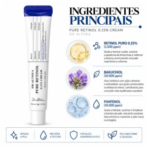 Creme Facial Dr. Althea Pure Retinol 0,15% 20g - Imagen 2