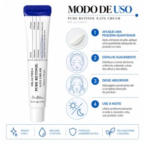 Creme Facial Dr. Althea Pure Retinol 0,15% 20g - Imagen 4