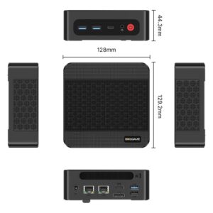 Mini PC Bosgame P3 Pro AMD Ryzen 9-7940HS 1TB SSD 16GB RAM - Negro - Imagen 4