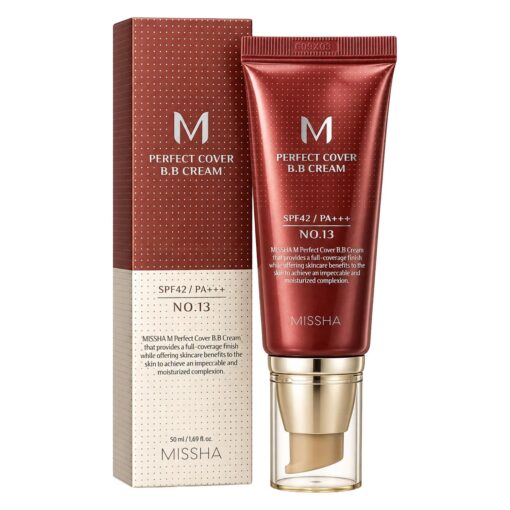COS MISSHA BB CREAM M PERFECT COVER BB CREAM #13 BRIGHT BEIGE 50ML
