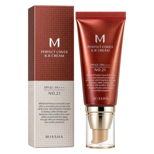 COS MISSHA BB CREAM M PERFECT COVER BB CREAM #21 LIGHT BEIGE 50ML