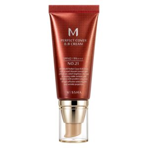 BB Cream MISSHA M Perfect Cover Nº 21 Light 50ml - Imagen 2