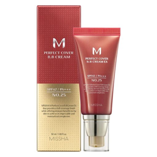 COS MISSHA BB CREAM M PERFECT COVER BB CREAM #25 WARM BEIGE 50ML
