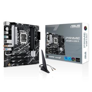 Placa Madre ASUS Prime B760M-A WIFI II DDR5 Socket LGA 1700 Chipset Intel B760 Micro ATX
