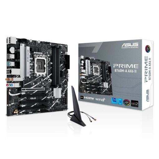 Placa Madre ASUS Prime B760M-A WIFI II DDR5 Socket LGA 1700 Chipset Intel B760 Micro ATX