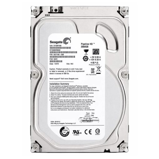 HD Seagate Pipeline Pull 2TB 3.5" SATA 3 5900 RPM - ST2000VM002
