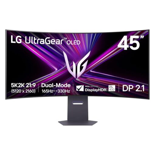 Monitor Gamer LG UltraGear 45GX950A-B 45" WUHD 165Hz Curvo OLED - Negro