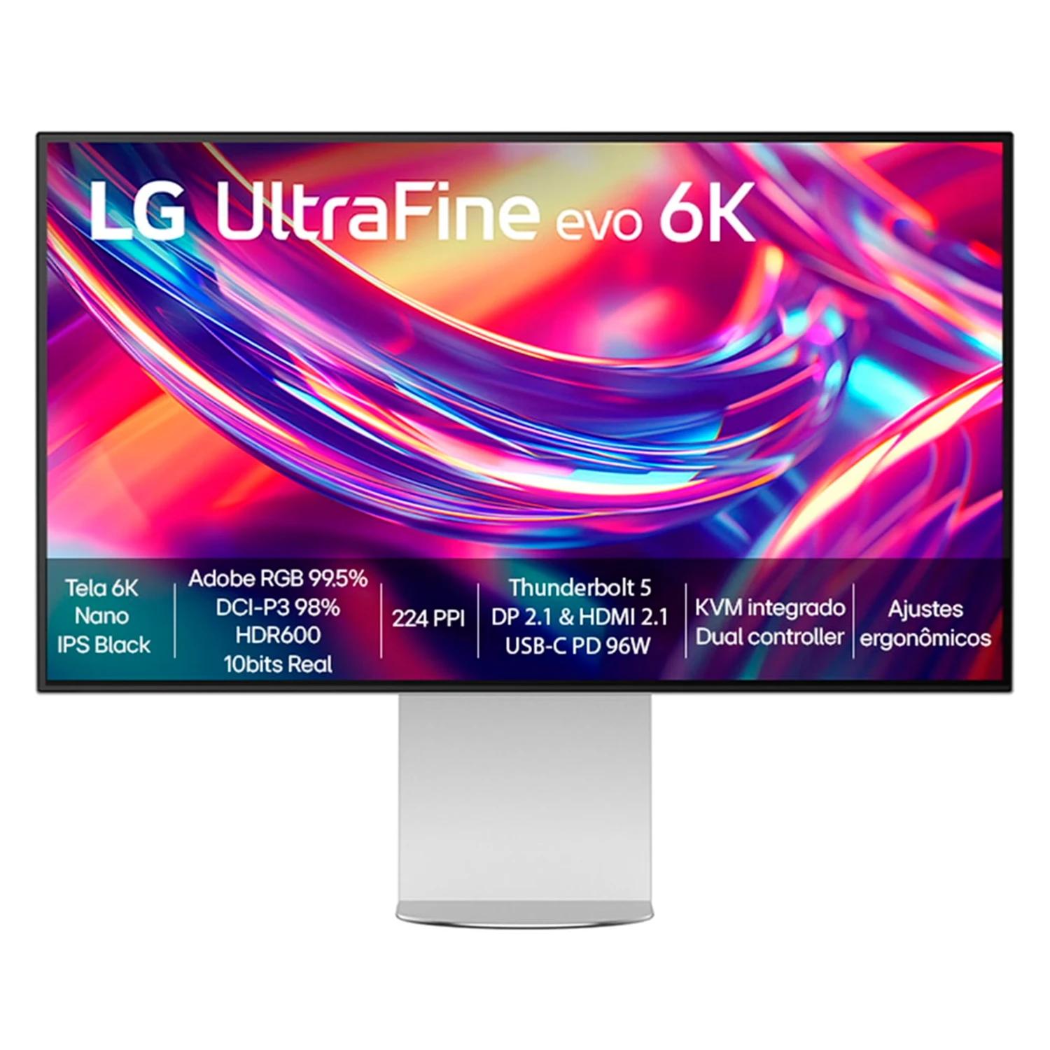 Monitor LG UltraFine Evo 32U990A 32" Ultra HD 60Hz HDMI USB-C - Plata