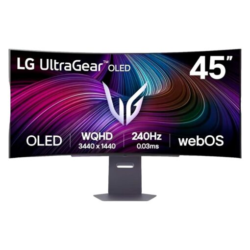 Monitor Gamer LG Ultragear 45GX90SA 45" WUHD 240Hz Curvo OLED - Negro