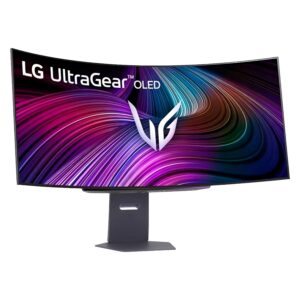 Monitor Gamer LG Ultragear 45GX90SA 45" WUHD 240Hz Curvo OLED - Negro - Imagen 2