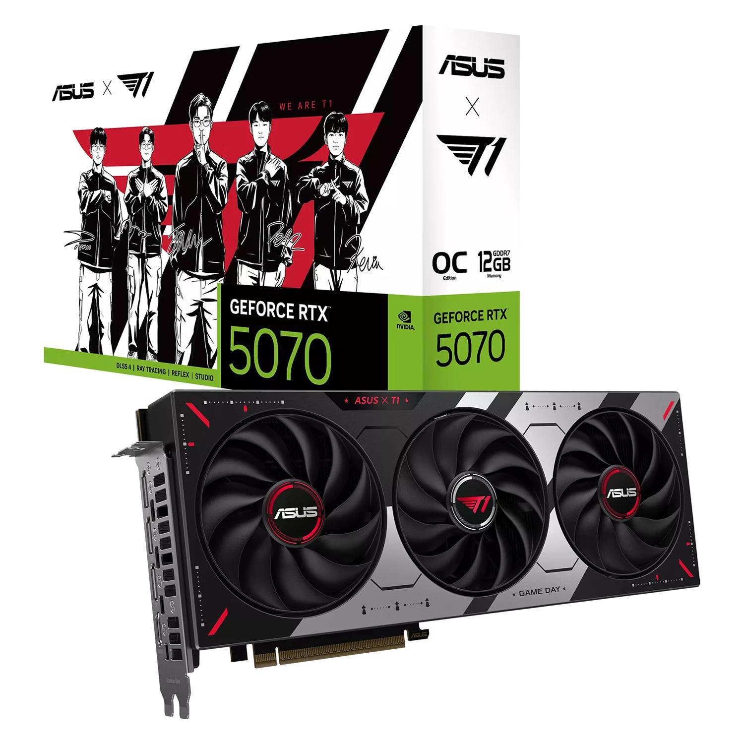 VGA RTX-5070 12GB GDDR7 192BIT ASUS T1-RTX5070-O12G-GAMING