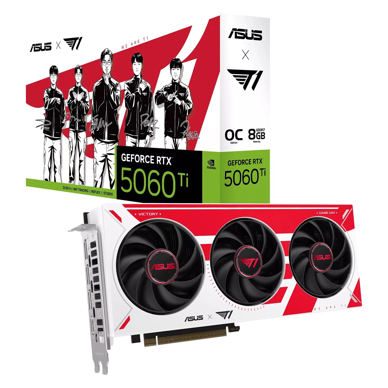 VGA RTX-5060TI 8GB GDDR7 128BIT ASUS T1-RTX5060TI-O8G-GAMING