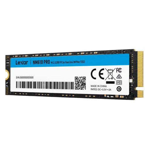 Alternative view of SSD M.2 Lexar NM610 Pro 500GB NVMe PCIe 3.0 - LNM610P500G-RNNNG