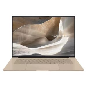Notebook ASUS Zenbook A16 Snapdragon X2 Xtreme 48GB RAM 512GB SSD Tela 16" 2K OLED Touch Windows 11 Inglês Bege - UX3607OA