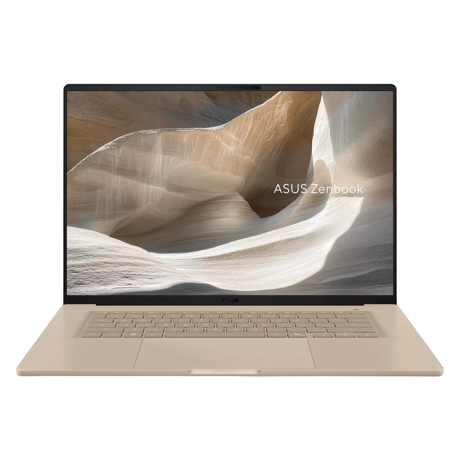 Notebook ASUS Zenbook A16 Snapdragon X2 Xtreme 48GB RAM 512GB SSD Tela 16" 2K OLED Touch Windows 11 Inglês Bege - UX3607OA