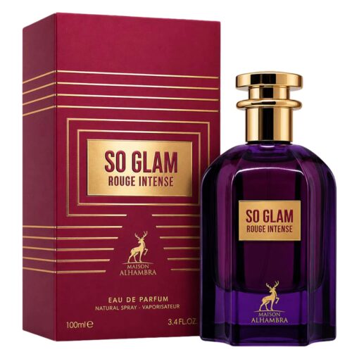 Perfume Maison Alhambra So Glam Rouge Intense Eau De Parfum Femenino 100ml