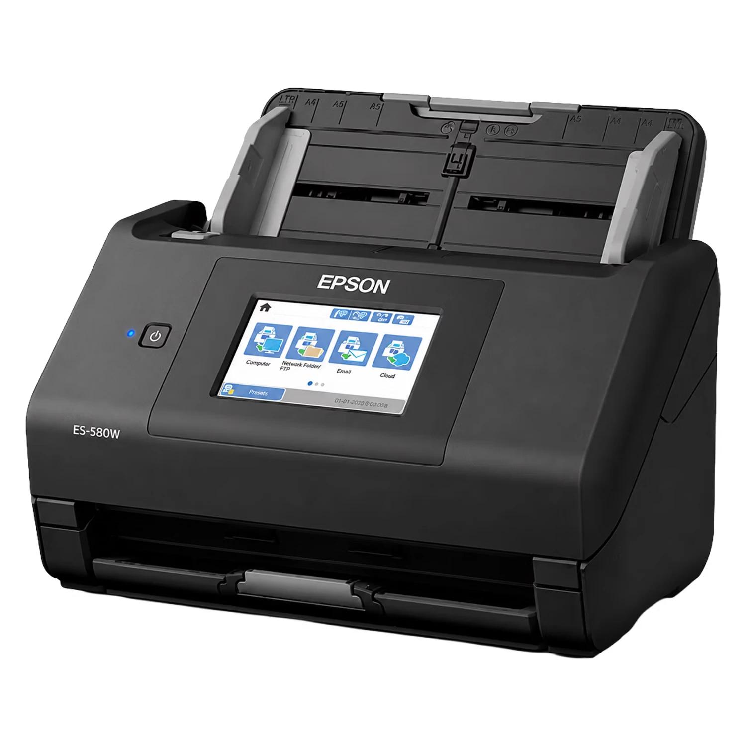 Scanner Epson WorkForce ES-580W 600DPI 35PPM USB Bivolt - Preto - Imagen 4
