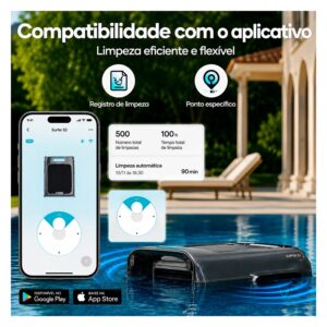 Robô Aspirador Aiper Surfer S2 Skimmer para Piscina - Preto - Imagen 3